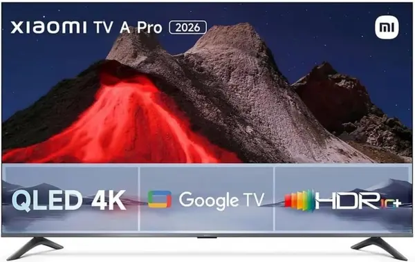 Televizor smart Xiaomi - A PRO 2026, 55'', 4K QLED, Game Boost 120Hz, 94% DCI-P3, 20W Xiaomi Sound, Google TV, Dark Gray, negru