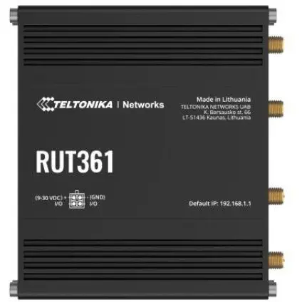 TELTONIKA Router mobil Teltonika RUT361, 4G LTE Cat 6, Wi-Fi 5, 2x LAN Gigabit