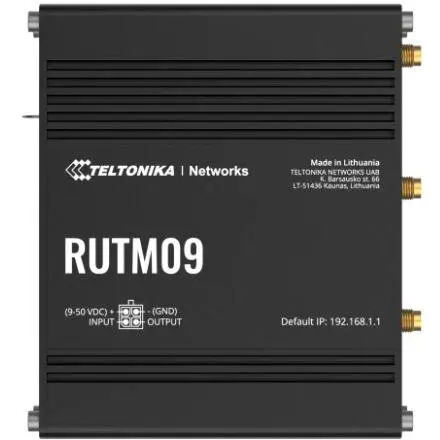 TELTONIKA Router Mobil Teltonika RUTM09, 4G LTE Cat 6, Wi-Fi 2.4 GHz, Porturi Fast Ethernet, Port USB