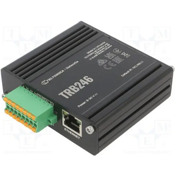TELTONIKA Router TELTONIKA, 4G LTE Cat 4, Dual SIM, 1x LAN 10/100 Mbps, RS232/RS485
