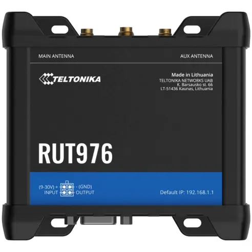 TELTONIKA Router Wireless Teltonika RUT976, 4G LTE, Wi-Fi N, 4x LAN/WAN
