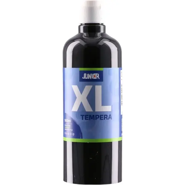 Tempera 500 ml negru Junior Tempera 500 ml negru Junior