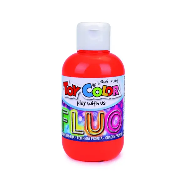 Tempera neon Toy Color 250 ml Tempera neon Toy Color 250 ml portocaliu