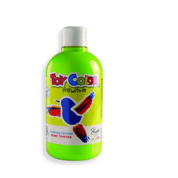Tempera superlavabila Toy Color 500 ml Tempera superlavabila Toy Color 500 ml verde deschis
