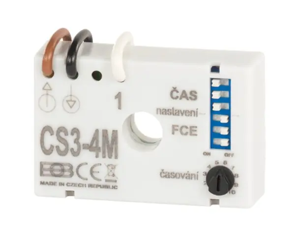 Temporizator Sub tencuiala, sub intrerupator, ELEKTROBOCK CS3-4M multifuncțional fără null