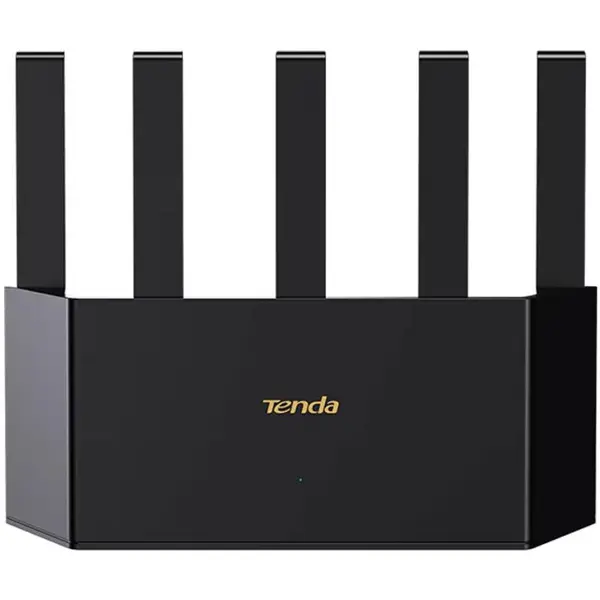 tenda Router Wireless Tenda TX12L Pro, Wi-Fi 6, AX3000, Dual Band Gigabit 574 + 2402 Mbps, Negru