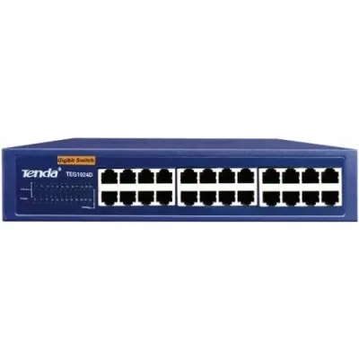 tenda Switch 24 Port-uri 10/100/1000Mbps Gigabit. carcasa metalica 11-inch, TENDA 'TEG1024D'