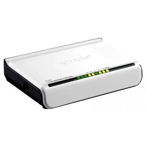 tenda Switch TENDA S105 (5 x 10/100Mbps, Desktop, Auto-Negotiation, MDI/MDI-X switch, MAC address filteri
