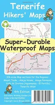 Tenerife Hikers Maps. 4 New edition, Sheet Map/David Brawn