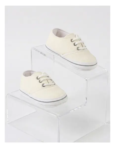 Tenisi bebe, First Steps, cu alb 2