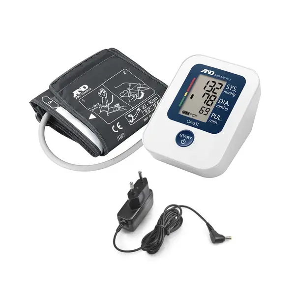 Tensiometru automat de brat UA-651 AND Medical, cu adaptor priza inclus