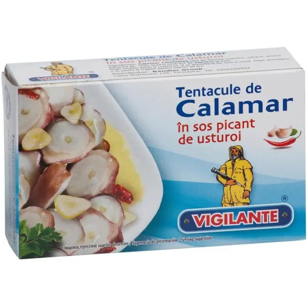 Tentacule de Calamar in Sos Picant de Usturoi, Vigilante, 115 g