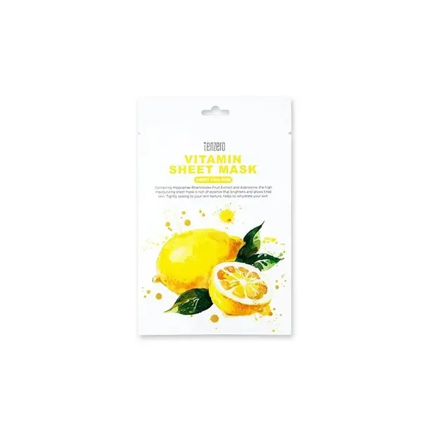 Tenzero Vitamin Sheet Mask Mască de față cu complex de vitamine Volum 25 g
