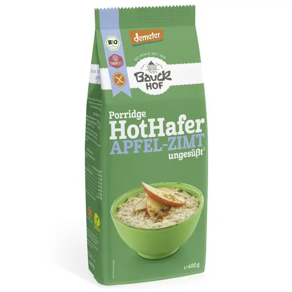 Terci de ovaz cu mere si scortisoara fara gluten, eco - 400 g