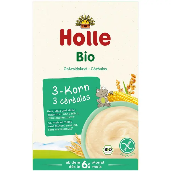 Terci din 3 cereale fara gluten pentru copii 6 luni, eco - 250 g