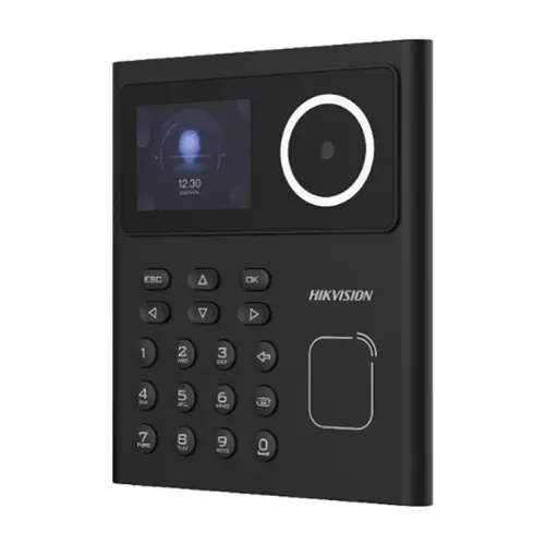 Terminal standalone control acces cu recunoastere faciala, Card MIFARE si PIN, camera 2MP, ecran LCD color 2.4 inch - Hikvision - DS-K1T320MWX