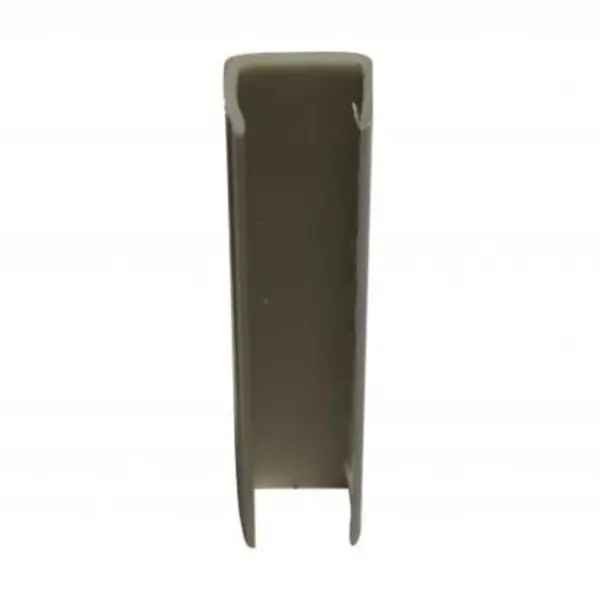 Terminatie Tip U pentru Plinta H120 mm, Finisaj Aluminiu