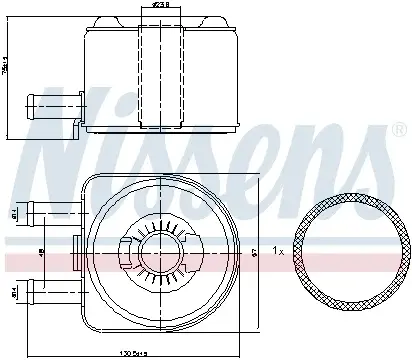 Termoflot radiator ulei (manual; cu garnitura) CITROEN BERLINGO, C4 I, C5, C5 I, C5 II, C8, EVASION, JUMPER, JUMPY, XANTIA, XSARA, XSARA PICASSO; FIAT DUCATO, SCUDO, ULYSSE 2.0-2.3D dupa 1998