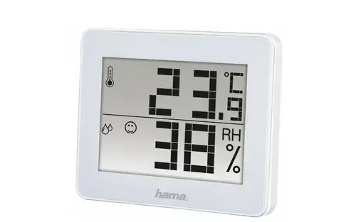 Termometru / higrometru Hama TH-130, memorie date (Alb)