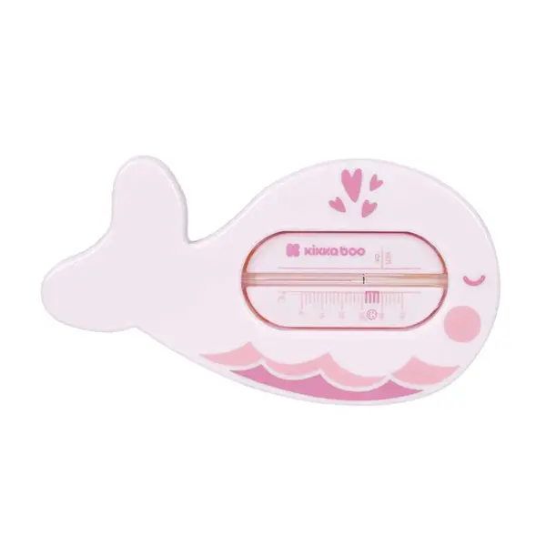 Termometru pentru apa Kikka Boo Whale Roz
