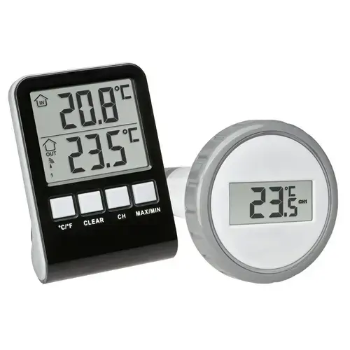 Termometru piscina wireless TFA PALMA 30.3067.10 (Antracit)
