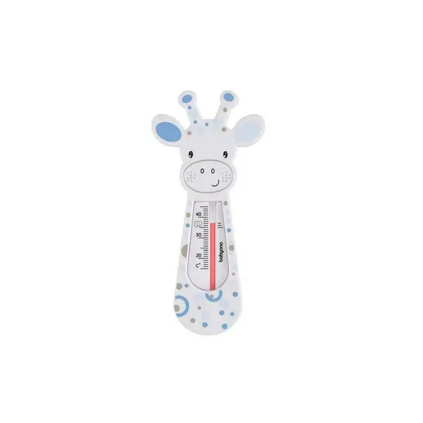 Termometru plutitor de baie, BabyOno, Girafa, Fara mercur, 23x10 cm, Alb