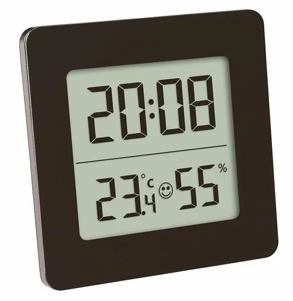 Termometru si higrometru digital cu ceas si alarma TFA 30.5038.01