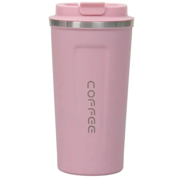 Termos cu Interior din Inox, Capacitate 500 ml, Roz