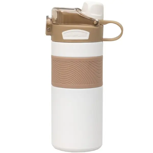 Termos cu Pai, Interior Inox, Capacitate 600 ml, Alb