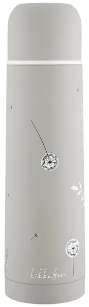Termos din oțel inoxidabil KikkaBoo - Flora, 500 ml, Sand