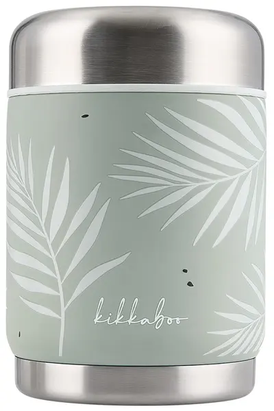 Termos pentru mâncare KikkaBoo - Flora, 400 ml, Sage
