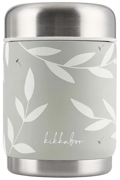 Termos pentru mâncare KikkaBoo - Flora, 400 ml, Sand
