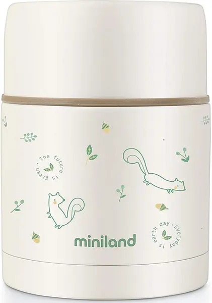 Termos pentru mancare Miniland - Natur, Veverita, 600 ml