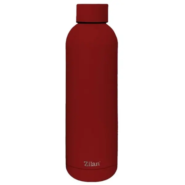 Termos Tip Sticla, din Inox, Capacitate 500 ml, Rosu
