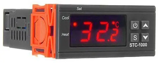Termostat cu sonda de temperatura externa si doua circuite independente cu relee de iesire STC-1000, alimentare 12V