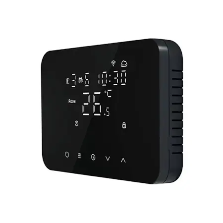 Termostat iSnatch SMART SOFT TOUCH K-49683035, Wi-Fi 2.4G, Zigbee (Negru)