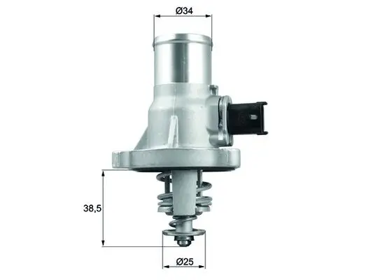 Termostat lichid racire (105 C, in carcasa) potrivit ALFA ROMEO 159; CHEVROLET AVEO, AVEO KALOS, CRUZE, ORLANDO, TRAX; FIAT CROMA; OPEL ASTRA H CLASSIC, ASTRA J, ASTRA J GTC 1.4-1.8LPG 06.05-