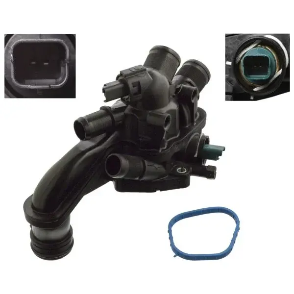 Termostat lichid racire (105 C, in carcasa) potrivit CITROEN C3 PICASSO, C4, C4 GRAND PICASSO I, C4 I, C4 II, C4 PICASSO I, C4 PICASSO II, C4 SPACETOURER, C5 AIRCROSS, C5 III 1.4-1.6LPG 02.06-