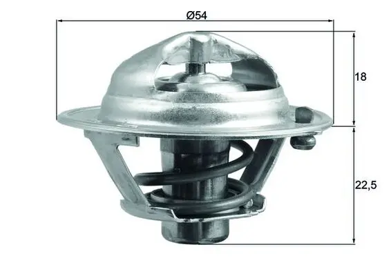 Termostat lichid racire (85 C) potrivit HYUNDAI ACCENT III, ELANTRA IV, GETZ, I10 I, I20 I, I30, IX20, IX35, MATRIX; KIA CEE D, CERATO I, PICANTO I, PRO CEE D, RIO II, SOUL I 1.1D-1.7D 12.04-