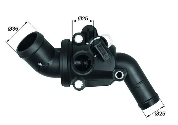 Termostat lichid racire (87 C, in carcasa) potrivit MERCEDES A (W169), B SPORTS TOURER (W245) 2.0 03.05-06.12