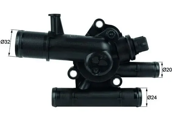 Termostat lichid racire (89 C, in carcasa) potrivit NISSAN PRIMERA; OPEL VIVARO A; RENAULT GRAND SCENIC II, MEGANE II, MEGANE III, MEGANE II KOMBI, SCENIC II; SUZUKI GRAND VITARA II 1.9D 08.01-