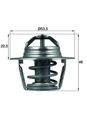 Termostat lichid racire (89 C) potrivit RENAULT 19 II CHAMADE, CLIO II, KANGOO, KANGOO EXPRESS, LAGUNA I, LAGUNA II, MEGANE I, MEGANE I CLASSIC, MEGANE I COACH, MEGANE SCENIC 1.2-2.0 08.85-