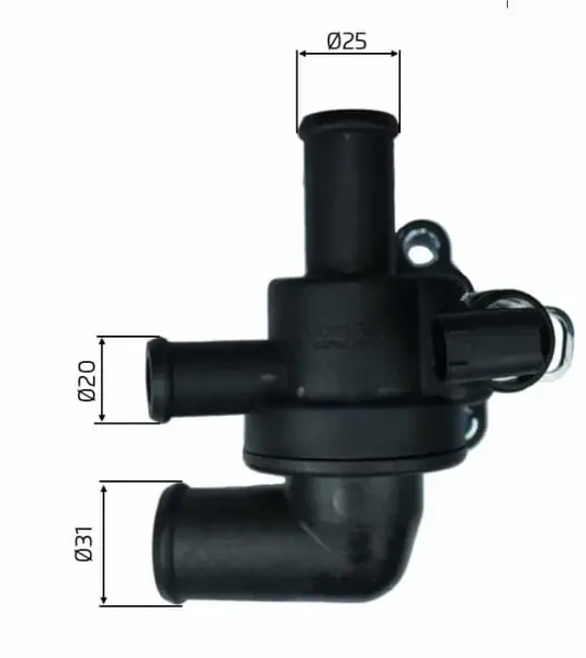Termostat lichid racire (91 C, in carcasa) potrivit SMART CABRIO, CITY-COUPE, FORTWO 0.8D 11.99-