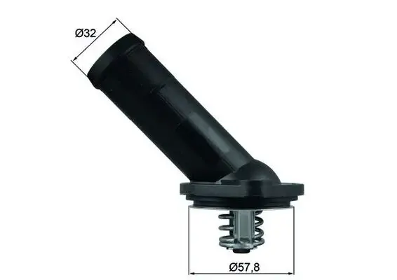 Termostat lichid racire (92 C) potrivit AUDI A1, A3, A6 C6; SEAT ALTEA, ALTEA XL, IBIZA IV, IBIZA IV SC, IBIZA IV ST, LEON; SKODA FABIA II, OCTAVIA II, ROOMSTER 1.6D 3.2 02.09-08.15