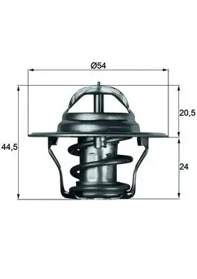 Termostat lichid racire (92 C) potrivit FORD ESCORT V, ESCORT V EXPRESS, ESCORT VI KOMBI, FIESTA II, FIESTA III, FIESTA IV, FIESTA V, FIESTA HATCHBACK, FIESTA MINIVAN, KA 1.0-3.0 10.77-11.08