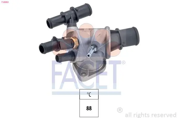 termostat,lichid racire FACET Made in Italy - OE Equivalent 7.8563