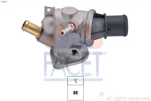 termostat,lichid racire FACET Made in Italy - OE Equivalent 7.8411