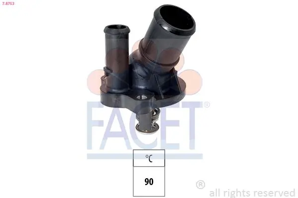 termostat,lichid racire FACET Made in Italy - OE Equivalent 7.8753