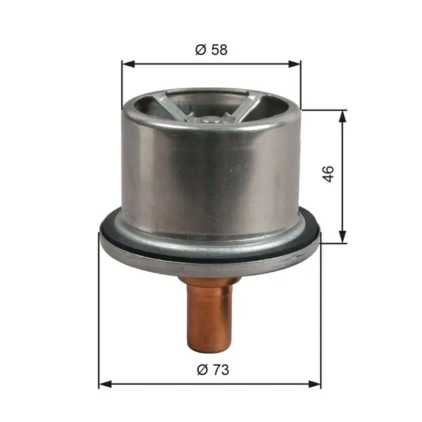 Termostat, lichid racire GATES TH51287G1
