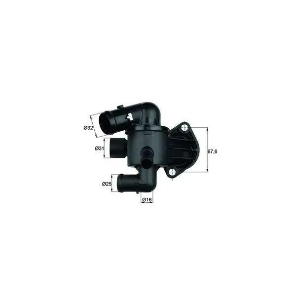 Termostat, lichid racire MAHLE TI 33 87